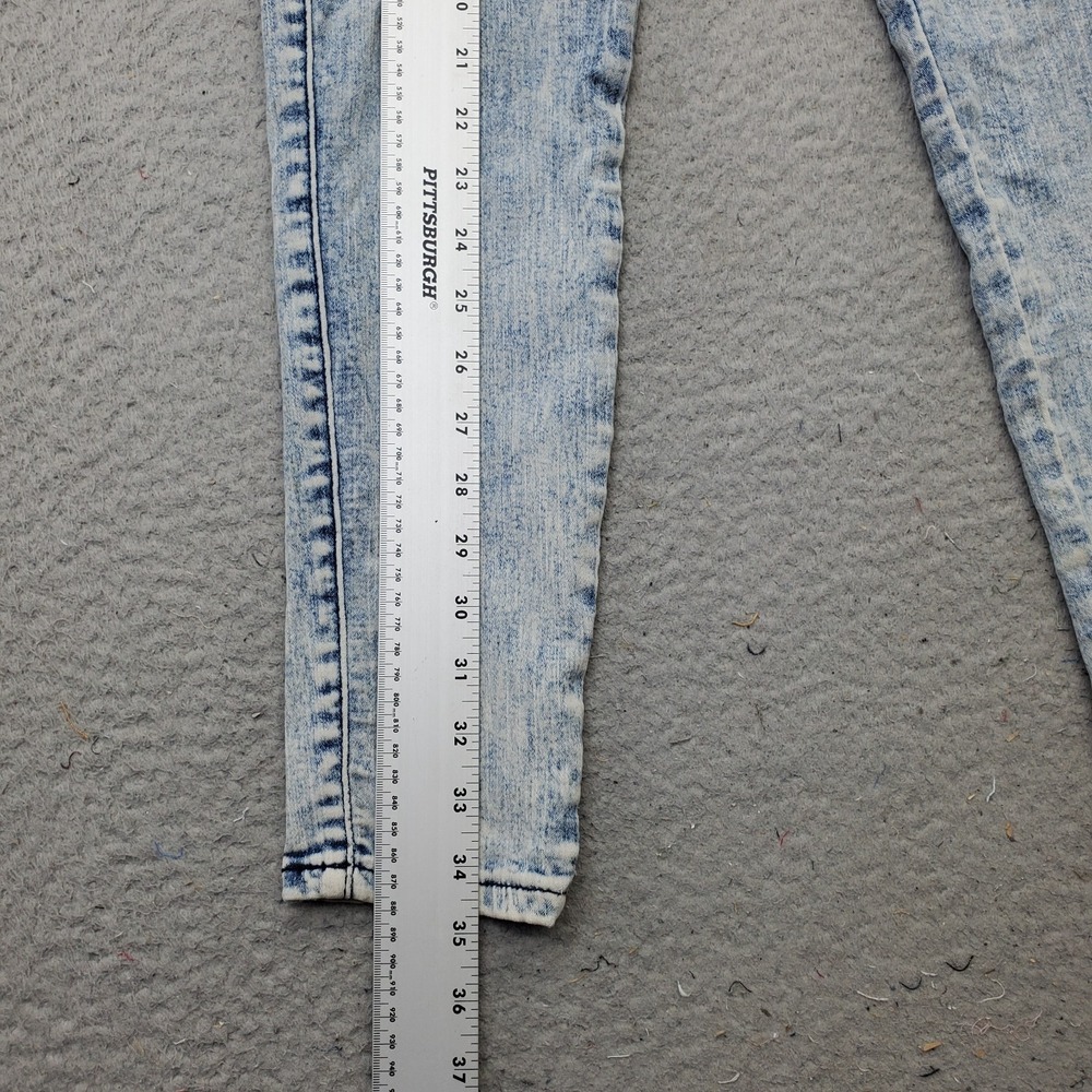 Between Us Cargo Jeans Womens 7 Multi Denim Stretch Utility Pockets Skinny Leg - Picture 3 of 9